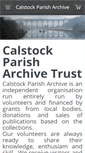 Mobile Screenshot of calstockhistory.org.uk